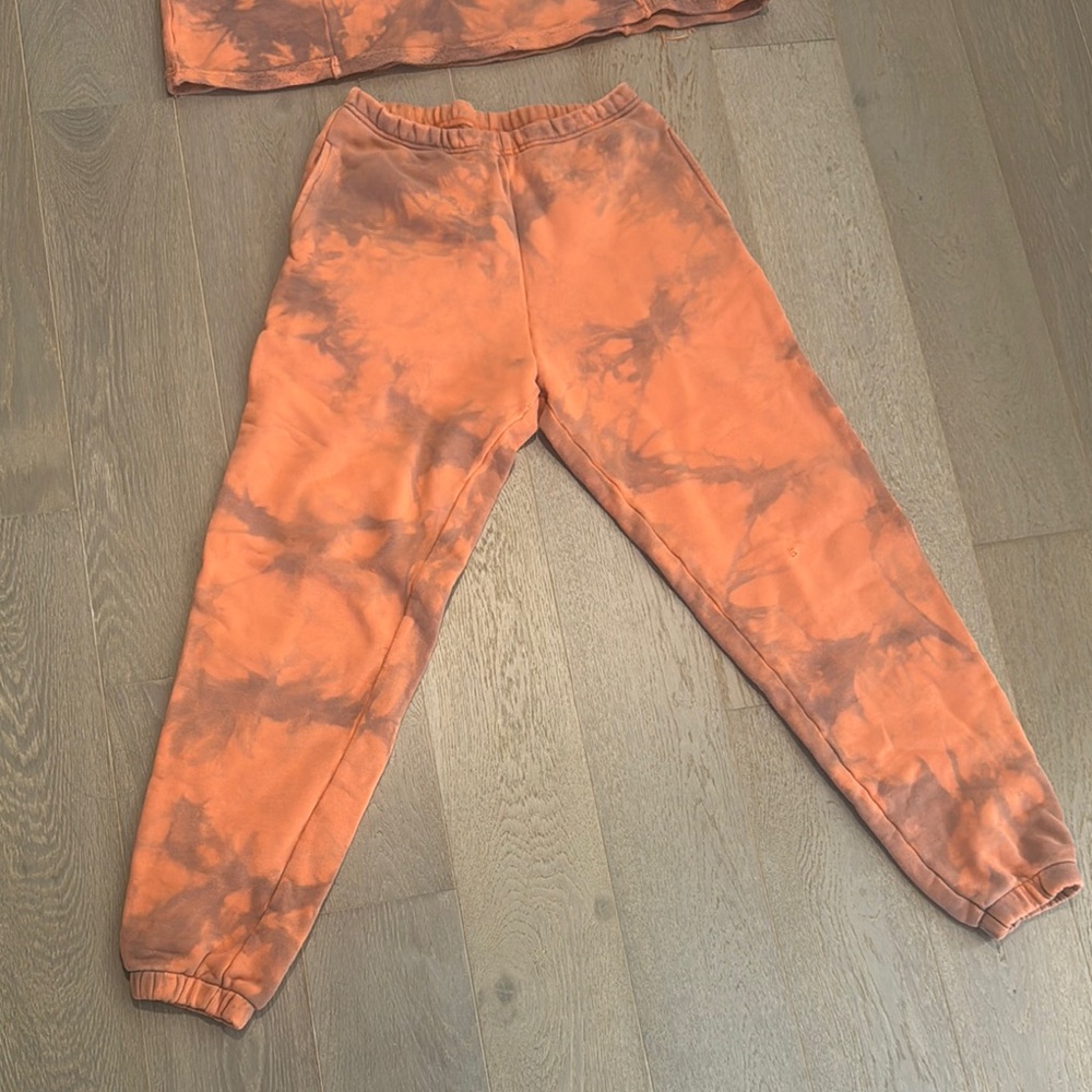 I.AM.GIA Orange Tie-Dye Hoodie Set - Picture 6 of 8